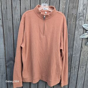 PETER MILLAR CROWN COMFORT QUARTER-ZIP SIZE XL